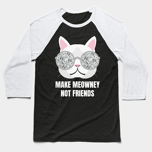 Entrepreneur  Cat Baseball T-Shirt by sqwear